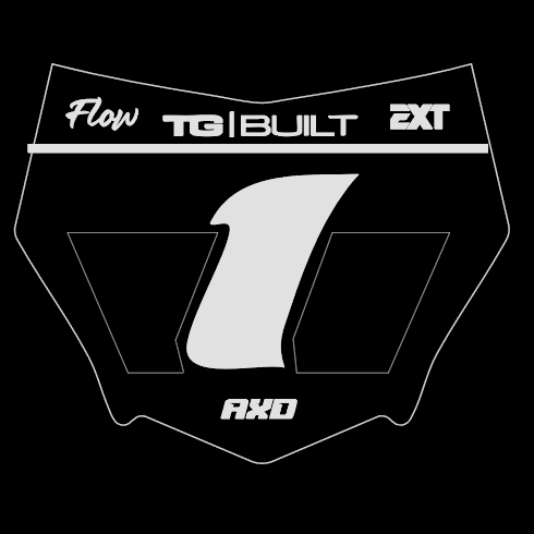 AXD Vented Surron Plate (Black)