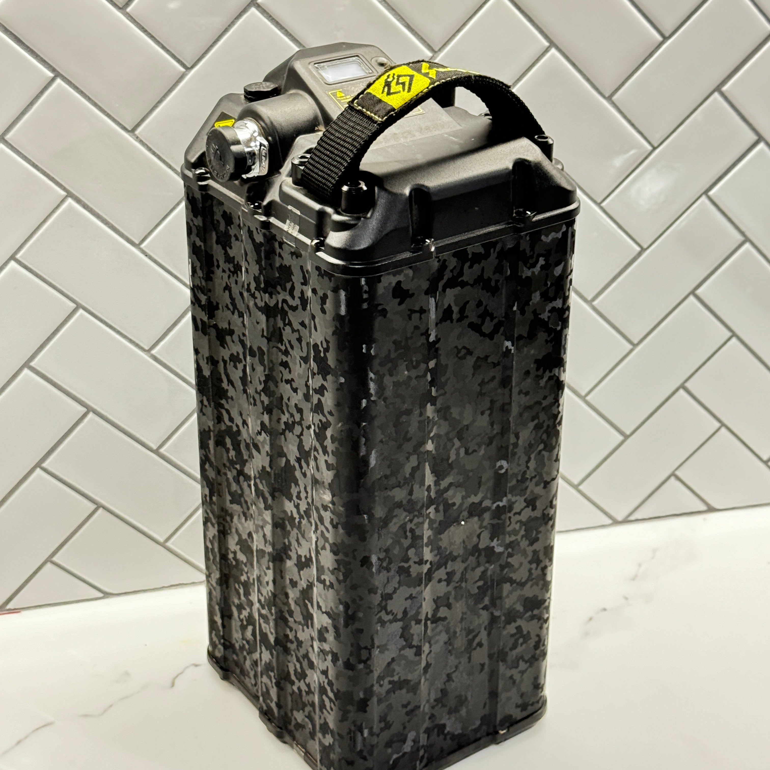 E-Bike ShadowSlate Black Camouflage Wrap